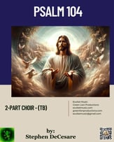 Psalm 104 TB choral sheet music cover